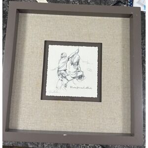 Hallmark The Ken Sheldon  Collection Framed Art Drawing There For Each Other